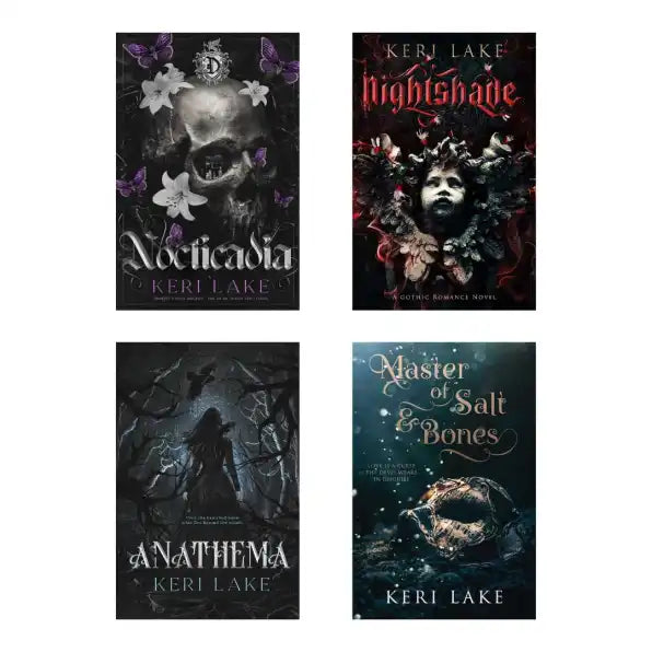 Keri Lake Books Combo: Nocticadia+Anathema+Nightshade+Master of Salt & Bones