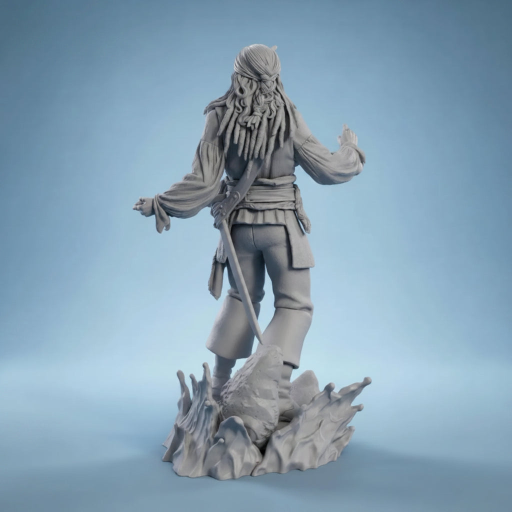 Jack Sparrow – Pirates of the Caribbean 1/6 Scale 3d printed Resin Statue By Tibs 3D Studio – Premium Collector Edition