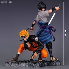 Naruto & Sasuke Highly Detailed 29cm - Premium Action Figure