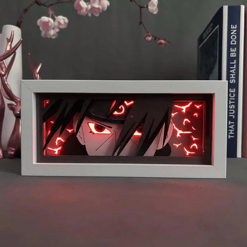 Naruto Series : Itachi Uchiha 3D Shadow Lightbox – The Ultimate Anime Night Light