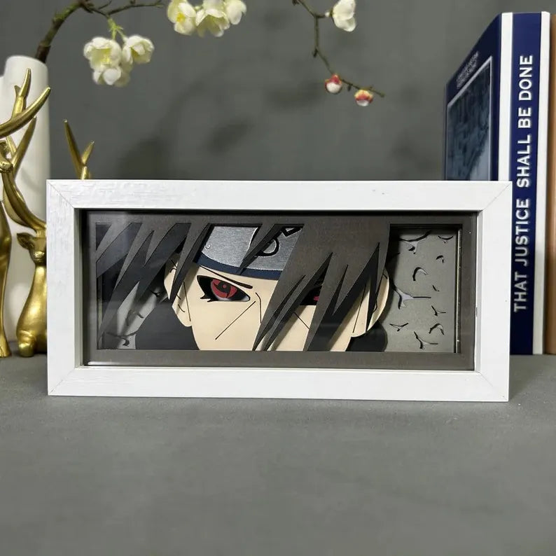 Naruto Series : Itachi Uchiha 3D Shadow Lightbox – The Ultimate Anime Night Light