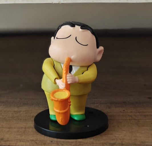 Shinchan Jazz Saxophone - Action Figure