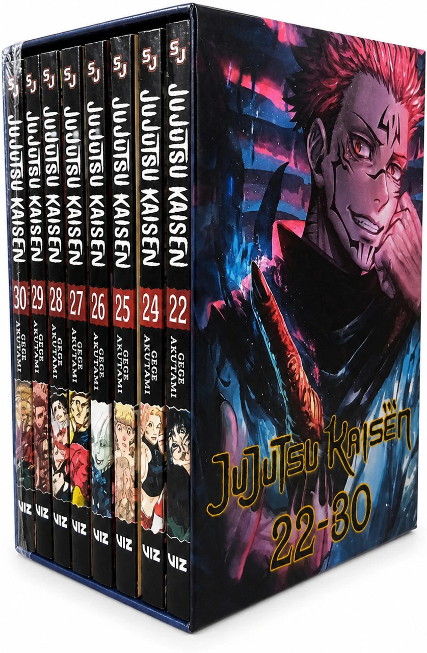 Jujutsu Kaisen Complete Box Set (Volumes 22–30) By Gege Akutami (Paperback)
