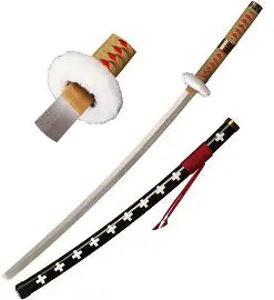 One Piece : Law Trafalgar Golden Wooden Katana 104cm