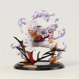 One Piece : Luffy Gear 5 With Black Base - 20cm Action Figure