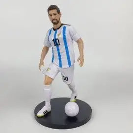 Messi White Jersey Footballer - Action Figure 18cm