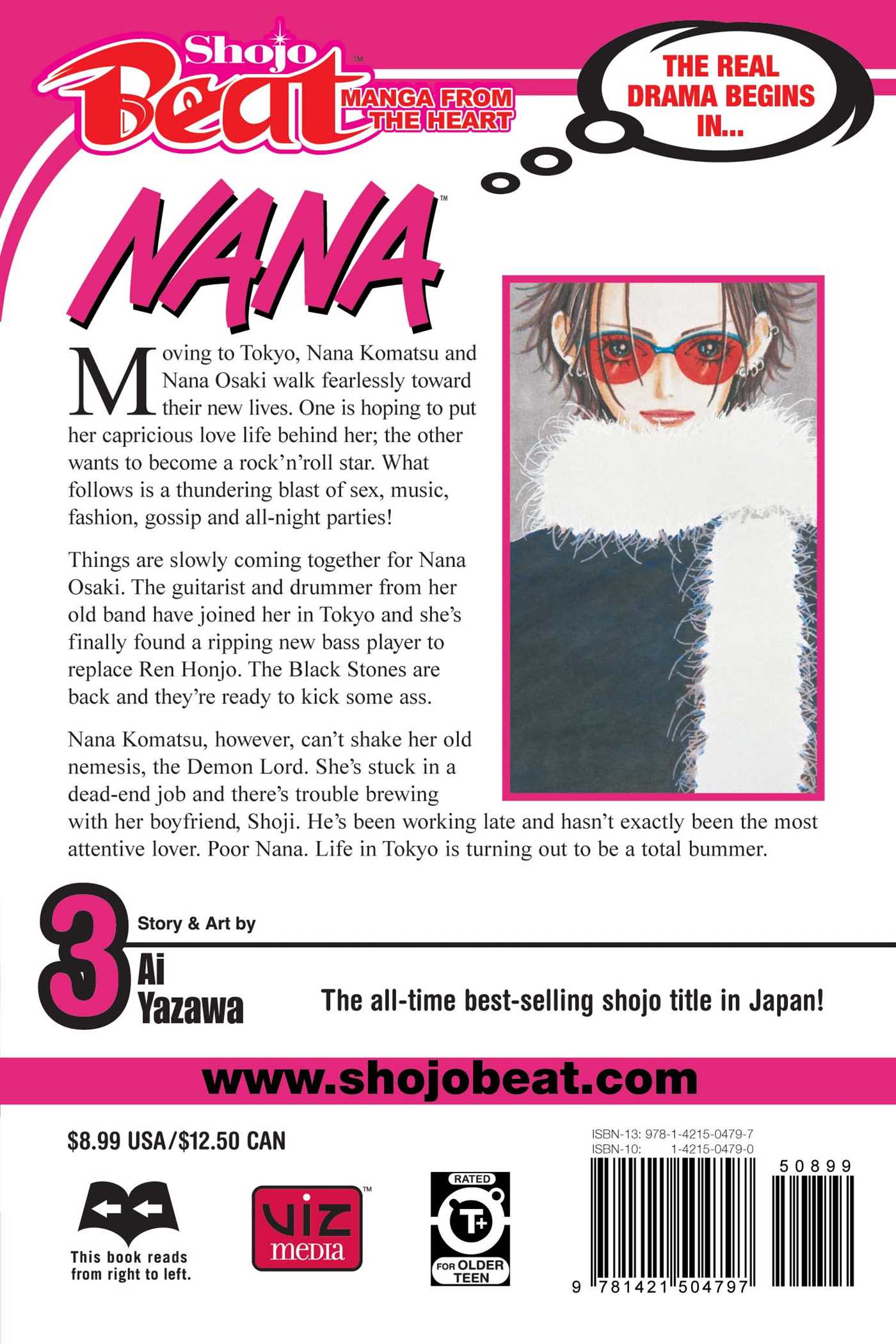 Nana manga volume 3 by Ai yazawa
