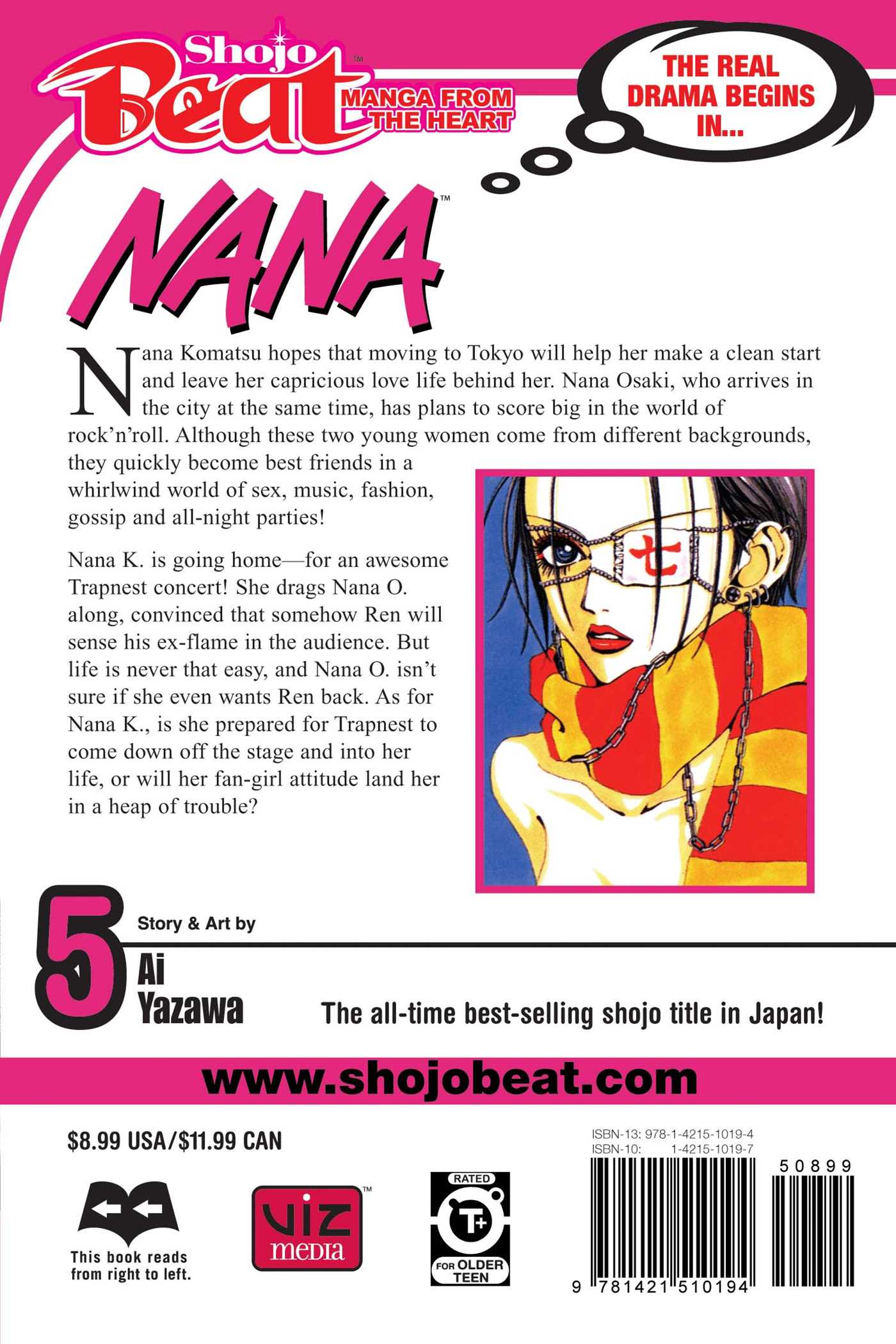 Nana manga volume 5 by Ai yazawa