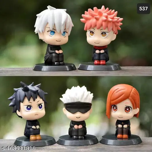 Jujutsu Kaisen 5pcs 6.5cm - Miniature Action Figure Set