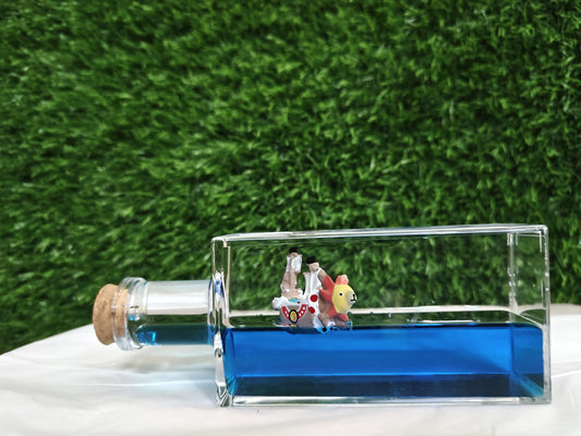One Piece : Thousand Sunny Floating Ship Display – Liquid Motion (18×6 cm)