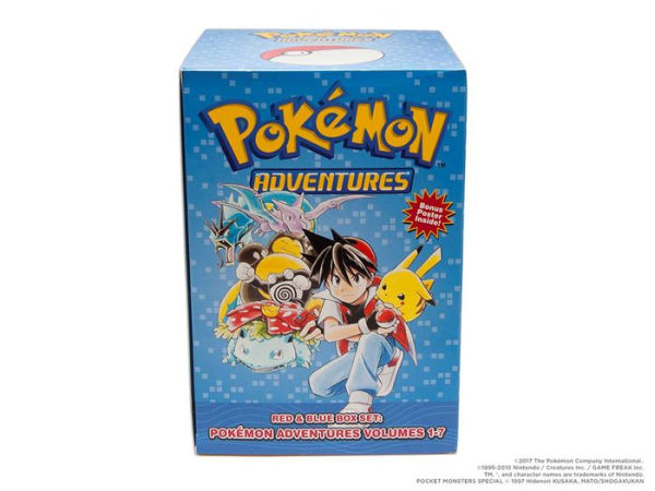 Pokemon Adventures Red & Blue Box Set (Vol. 1-7)