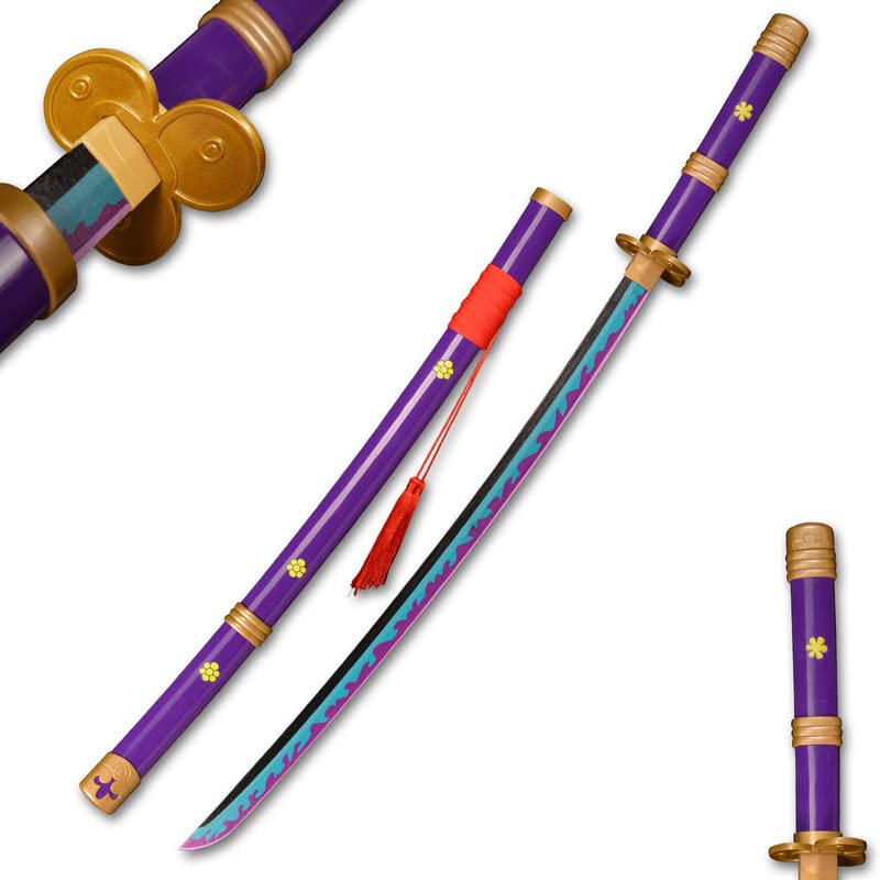 One Piece : Zoro Purple Enma Wooden Katana 104cm