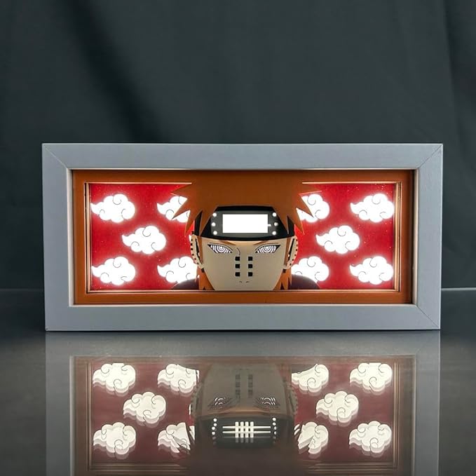 Naruto Series : Naruto’s Pain LED Shadow Box Art with Remote