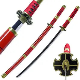 One Piece : Zoro Red Wooden Katana 104cm