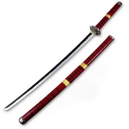 One Piece : Zoro Red Wooden Katana 104cm