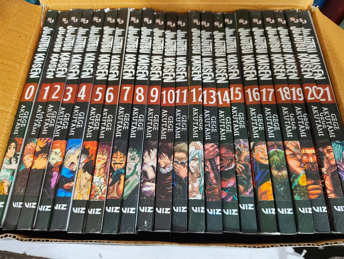 BOXSET JUJUTSU KAISEN 0-21
