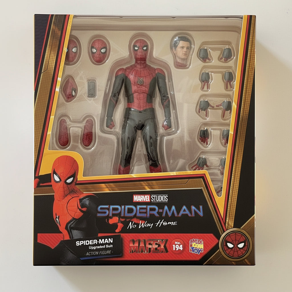 Marvel Legends Series Spider-Man Upgraded Suit, Spider-Man Collectible Action Figure 15cm