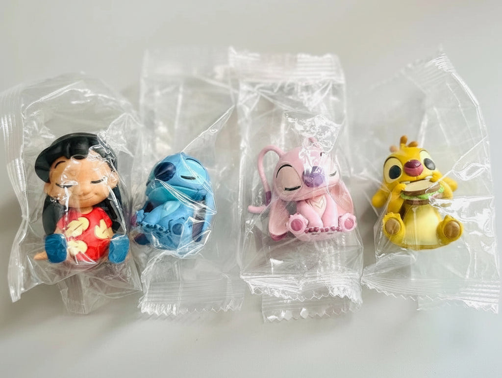 Lilo & Stitch Shoulder Zun Fig Katazun Capsule Toy Complete All 4 Types Set