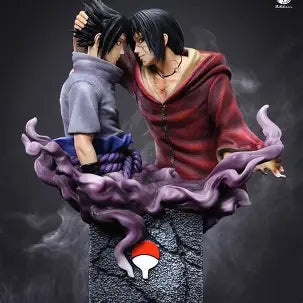Naruto Series : Sasuke & Itachi Stone Base - 18cm Action Figure