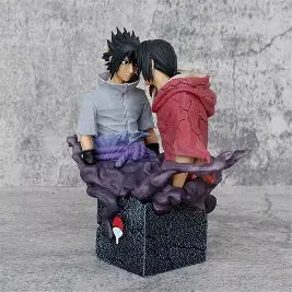 Naruto Series : Sasuke & Itachi Stone Base - 18cm Action Figure