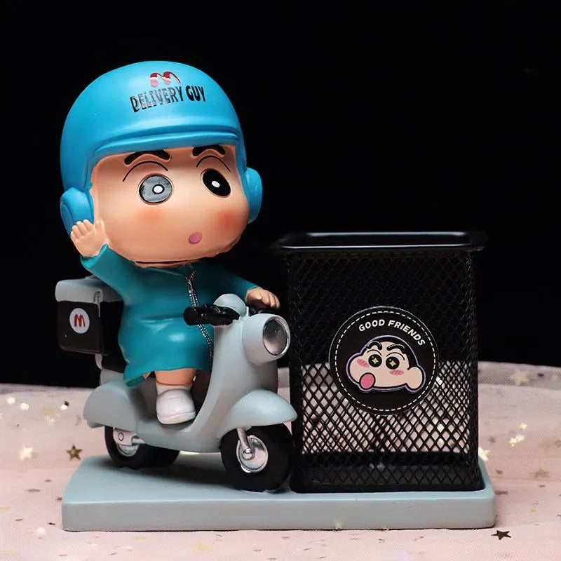 Shinchan Blue Pen Stand Best Quality (With Box)