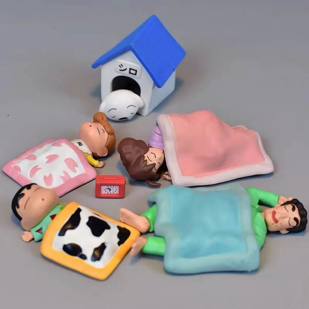 Shinchan Sleeping Family - Action figure