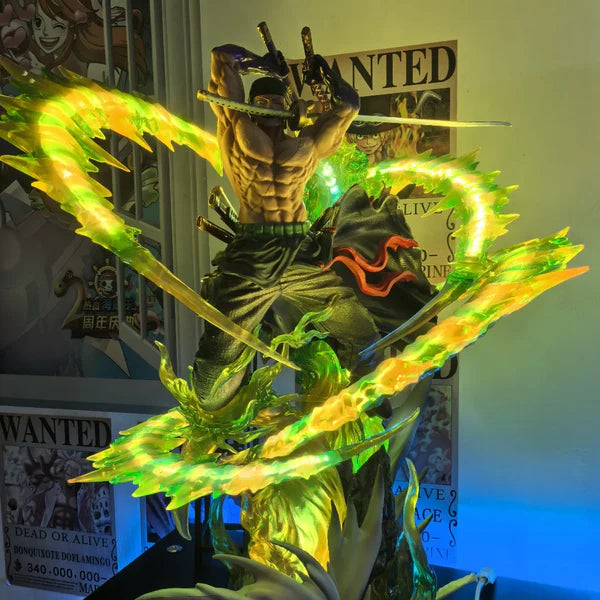 One Piece : Zoro 3-Sword Style LED - Action Figure
