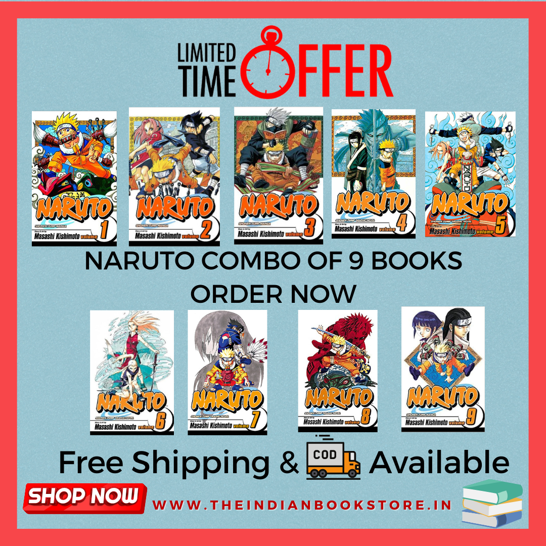 NARUTO MANGA COMBO OF 9 BOOKS