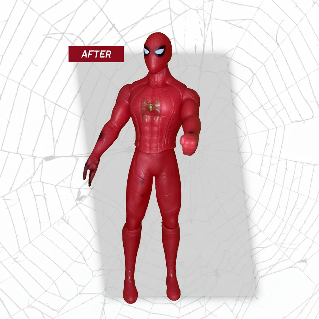 Color-Changing Spider-Man Action Figure – Heat-Activated Transform Toy