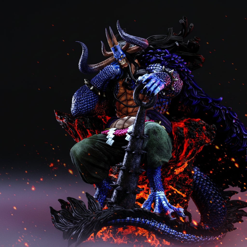 Kaido One Piece 3D Printed Resin Statue By Tibs 3D Studio – Emperor of the Sea Collector Edition