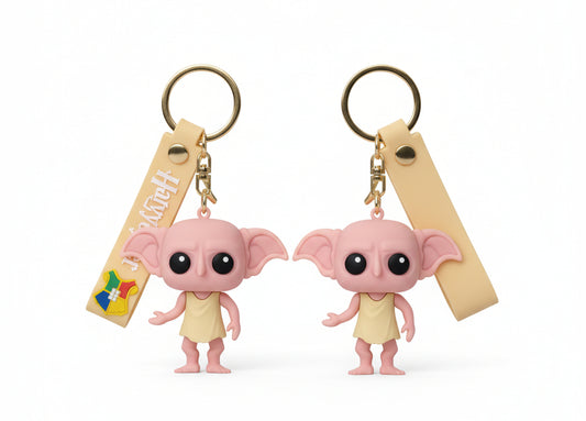 Harry Potter Dobby Keyring 3D Keychain Pack of 2