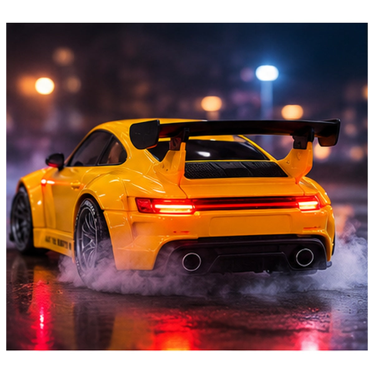 Drift RC Car Porsch 993 – Yellow Colour