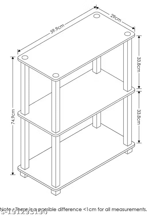 Rectangle shape Turn-N-Tube shelf Rack