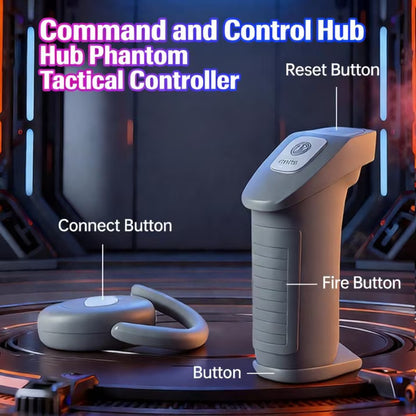 Smart Shoulder Blaster Robotic Motion Tracking Toy with Remote Control & 10 Soft Bullets
