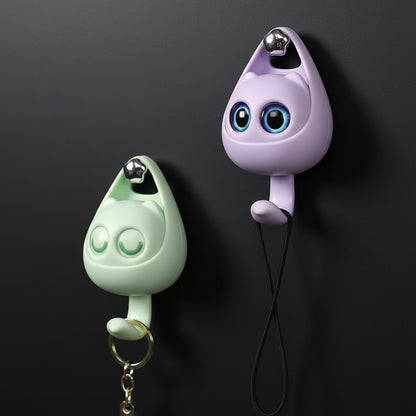 Cute Blink Wink Cat Eyed Hook Wall Hanger Self Adhesive Wall Hook for Keys, Towels, Bags, Clothes, Kitchen & Bathroom Accessories