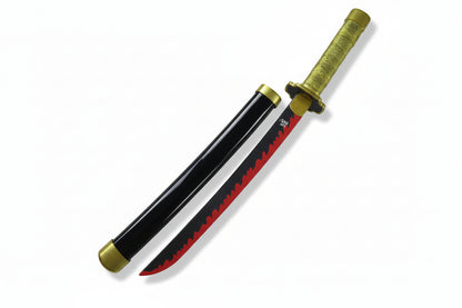 Yoriichi Tsugikuni's Nichirin Wooden Katana 42cm with Stand (Demon Slayer)