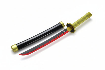 Yoriichi Tsugikuni's Nichirin Wooden Katana 42cm with Stand (Demon Slayer)