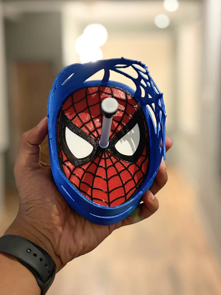 Spiderman Shadow Wall Lamp One Piece Anime 3D LED Illusion Night Light, USB Powered,Touch Control