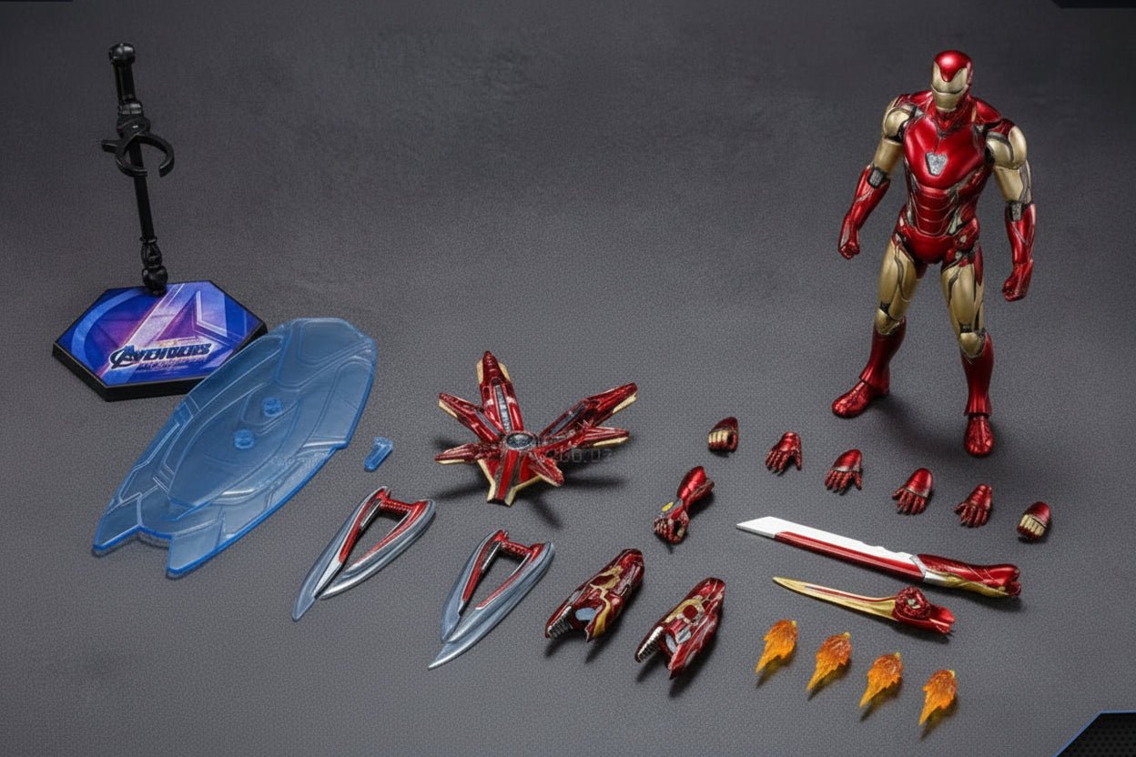 ZD Toys Avengers Endgame Iron Man Mark 85 Action Figure 2.0 Version (Limited Edition)
