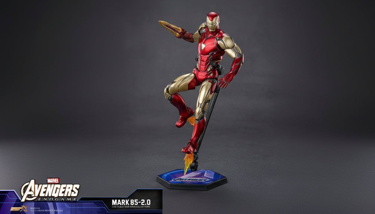 ZD Toys Avengers Endgame Iron Man Mark 85 Action Figure 2.0 Version (Limited Edition)