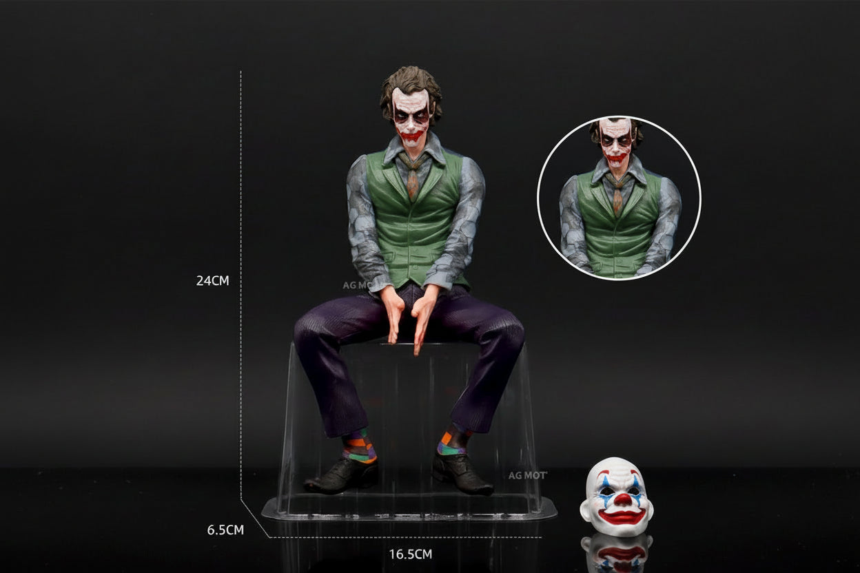 Joker The Dark Knight Sitting Action Figure 23cm