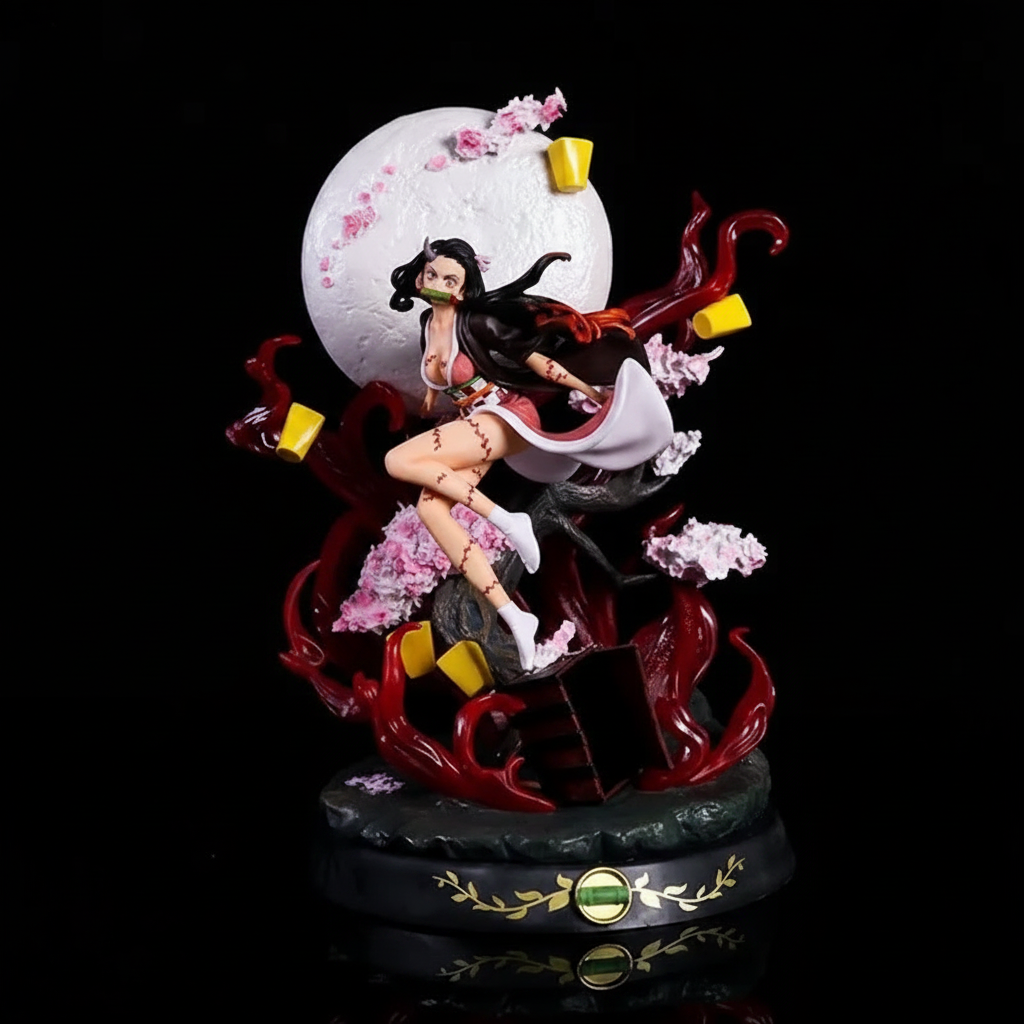 Nezuko Moonlight Blossom Demon Slayer Premium Anime Figure 45cm