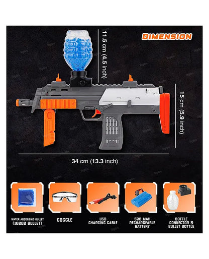 Water Blaster Gun & Small Balls Foam Blaster for Outdoor Activities for Adult Airsoft Gun Automatic
