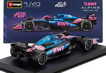 Bburago F1 BWT Alpine F1 Team A525 2025 Pierre Gasly 1/43 Scale