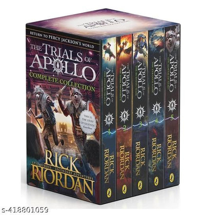 Trials of Apollo 5 BookS Boxed Set BY Rick Riordan