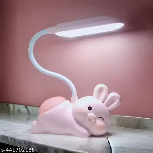 Cute Bunny LED Rabbit Study Lamp with Night Light on Butt