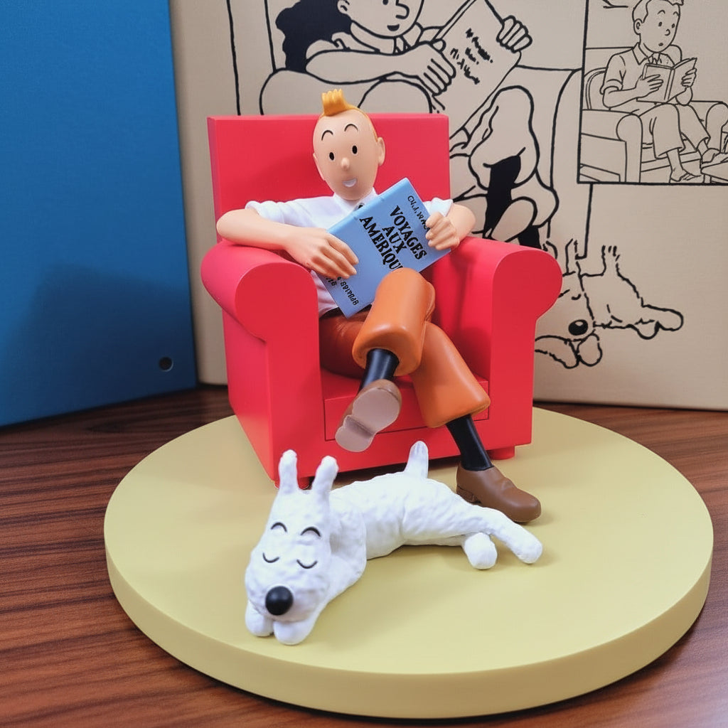 Tintin At Home PVC Collectible Action Figure
