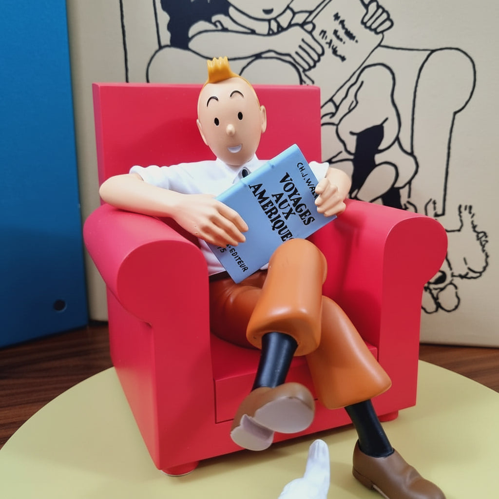 Tintin At Home PVC Collectible Action Figure