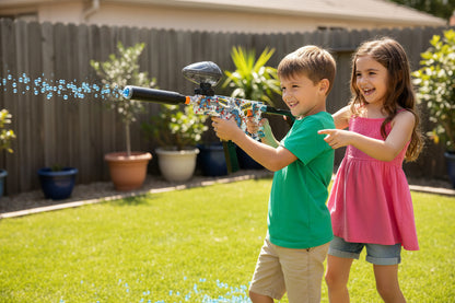 K10 Automatic Small Balls Blaster Electric Water Gun with Sensor LED Suppressor Rechargeable Style Toy Gun for Adults