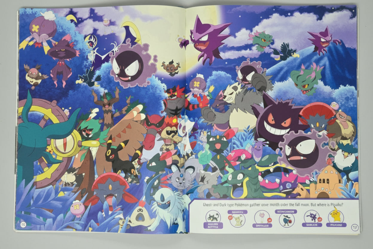 Pokemon Where's Pikachu? A search & find book By Pokemon